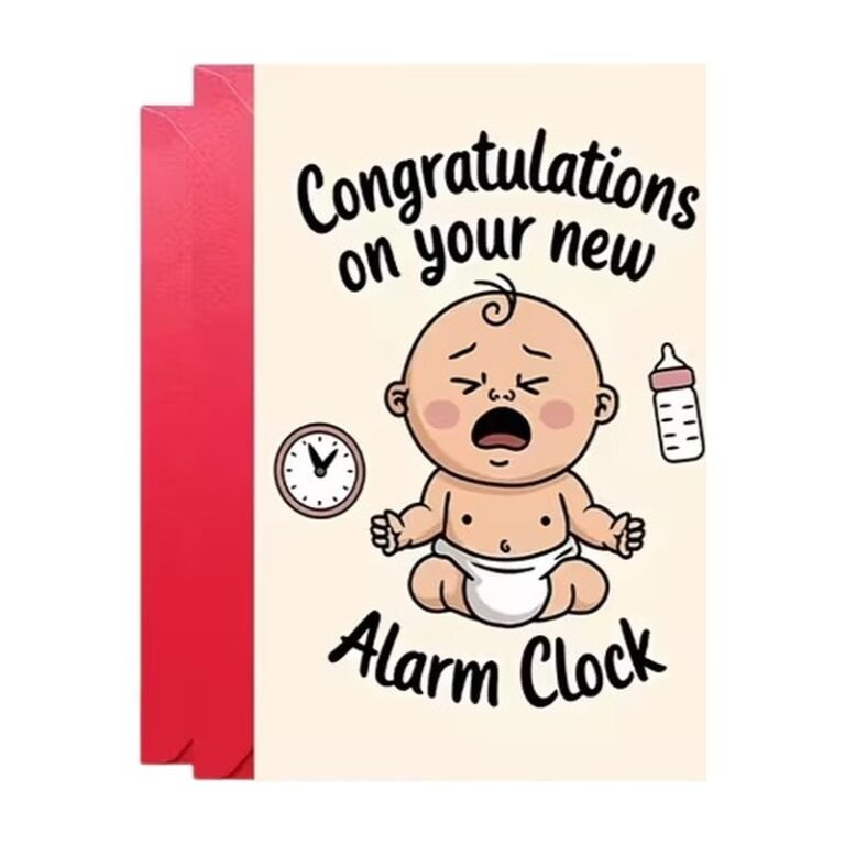 Funny Congratulations Card for New Parents