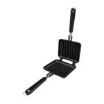Manual Waffle Iron for Gas Stove with Square Baking Form