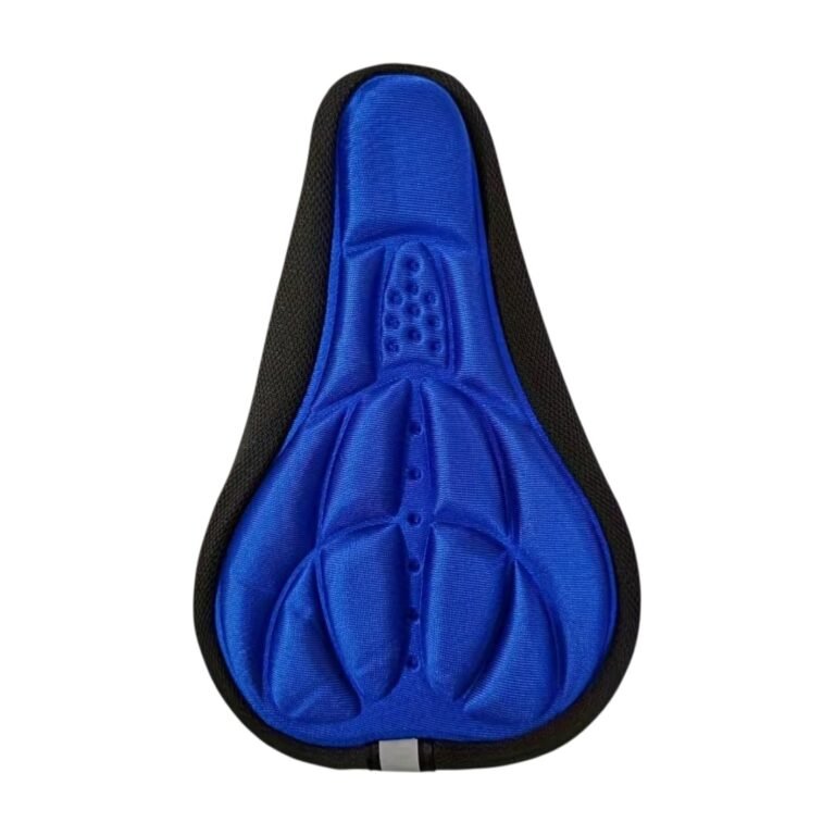 Padded Bicycle Seat Cover with Shock-Absorbing 3D Design