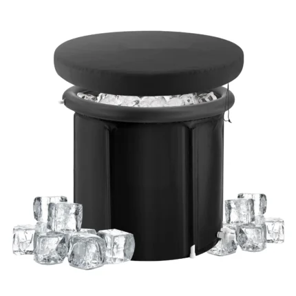 Inflatable Ice Bath Tub with Lid – Foldable Cold Plunge Tub