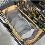 Open 2-in-1 bag showing the inside compartments