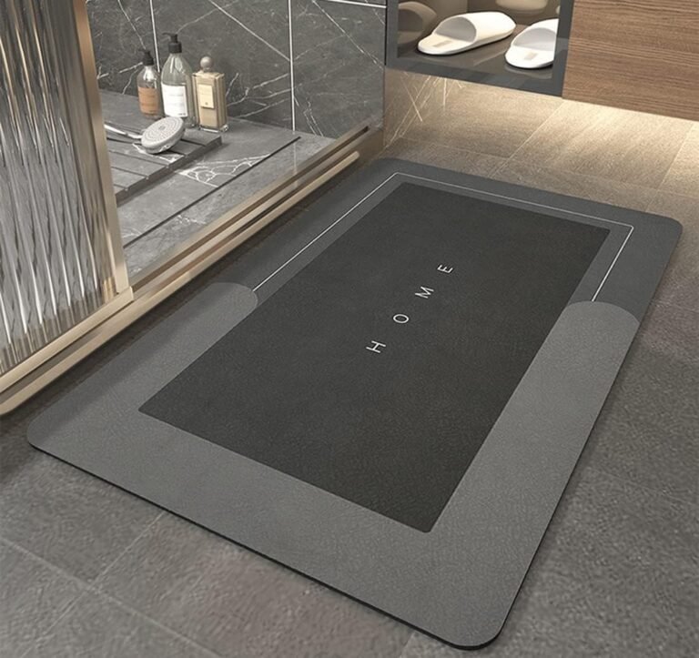 Non-Slip Bath Mat in use