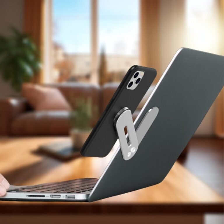 Universal Magnetic Mobile Holder in use