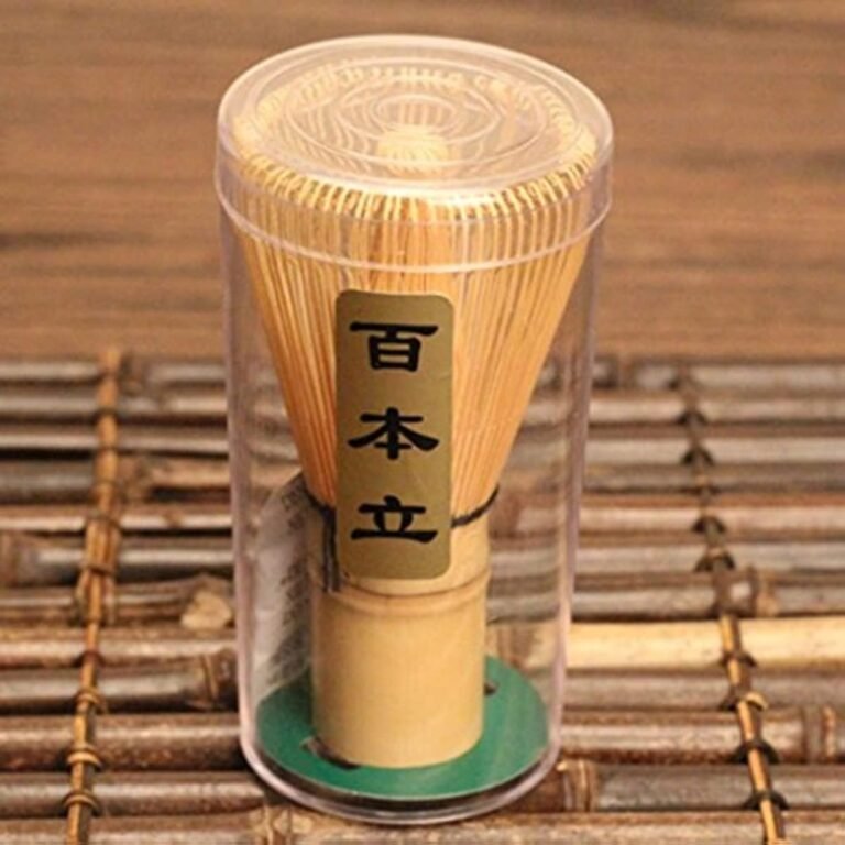 Matcha Whisk in use