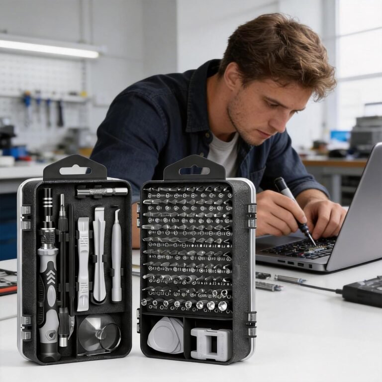 Precision Screwdriver Set in use
