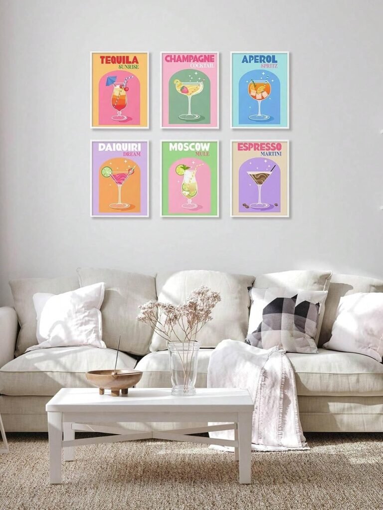Drink Posters As Poster Set in use