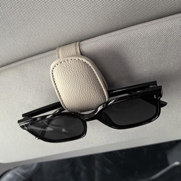 Sunglasses Holder in use