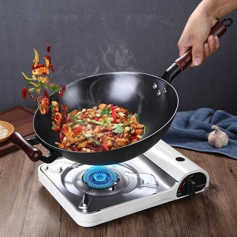 Cast Iron Pans in use
