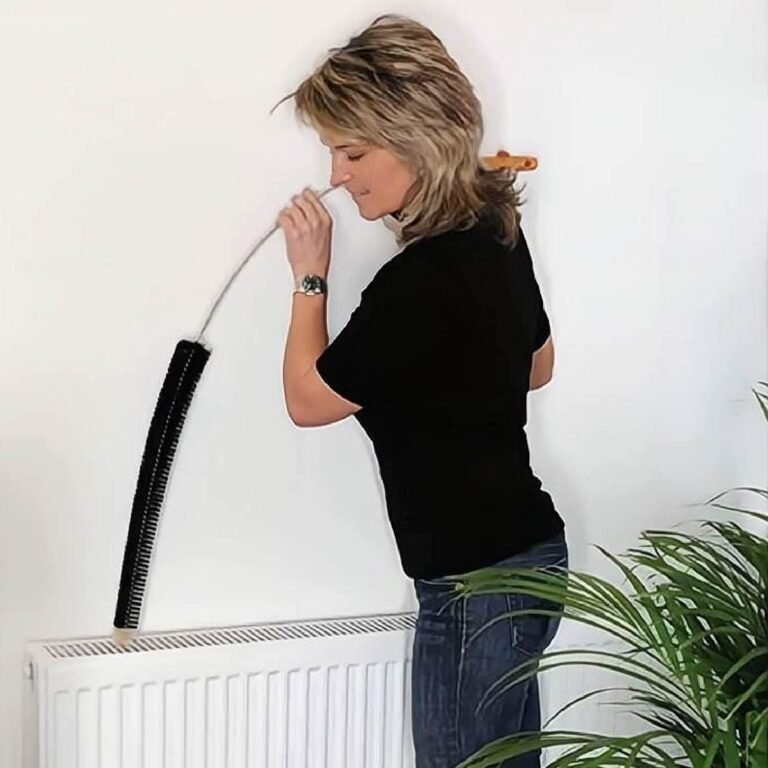 Radiator Brush in use