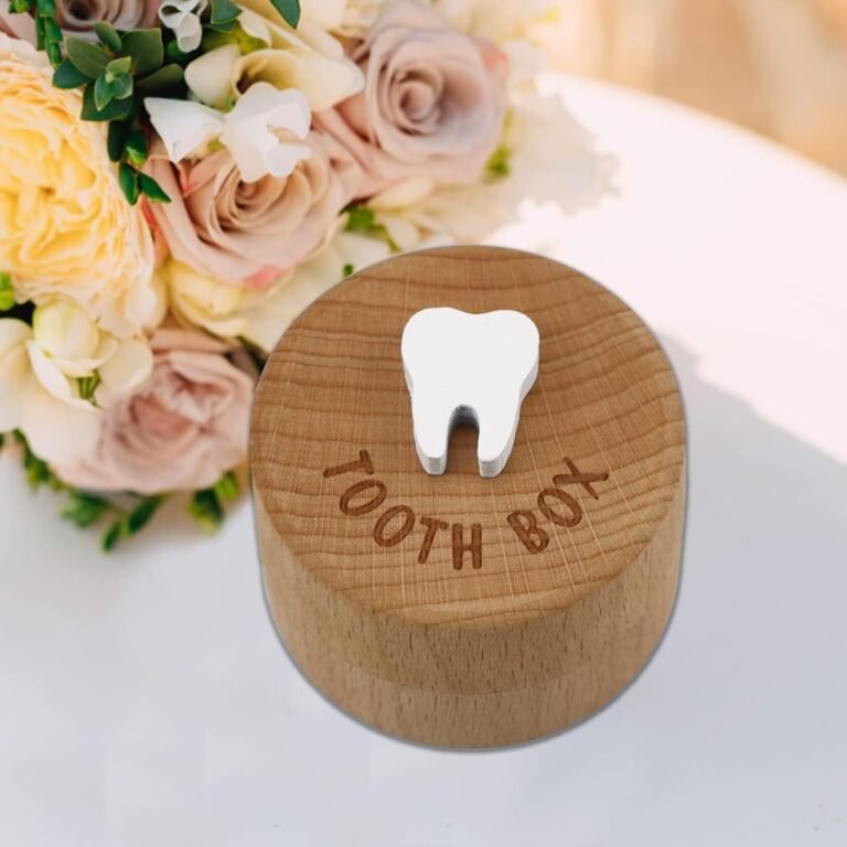 Tooth Box in Wood in use
