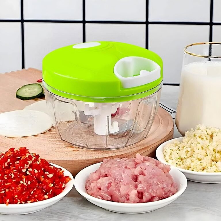 Garlic Chopper in use