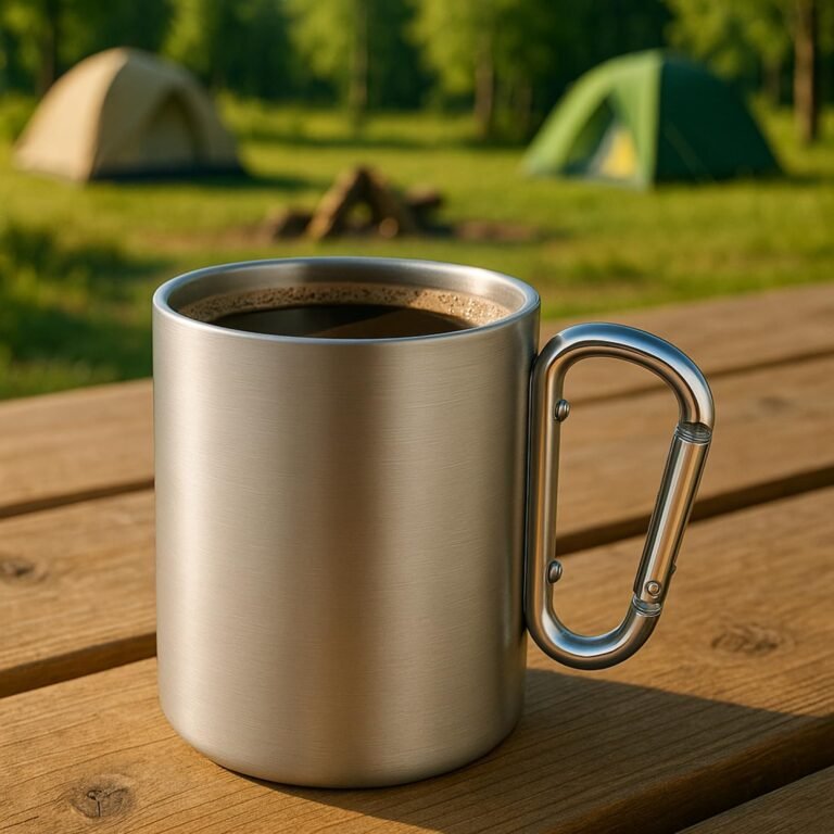 Outdoor Stainless Steel Cup in use