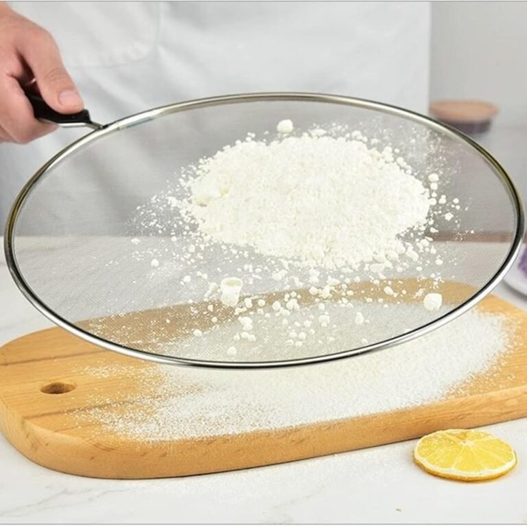 Splash Guard in Stainless Steel in use