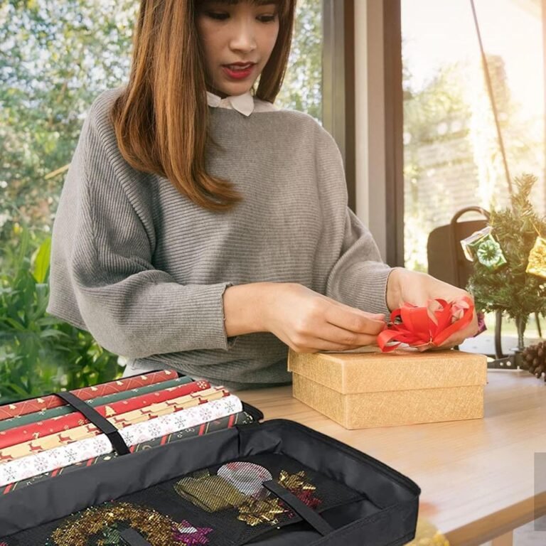 Christmas Storage Bag in use