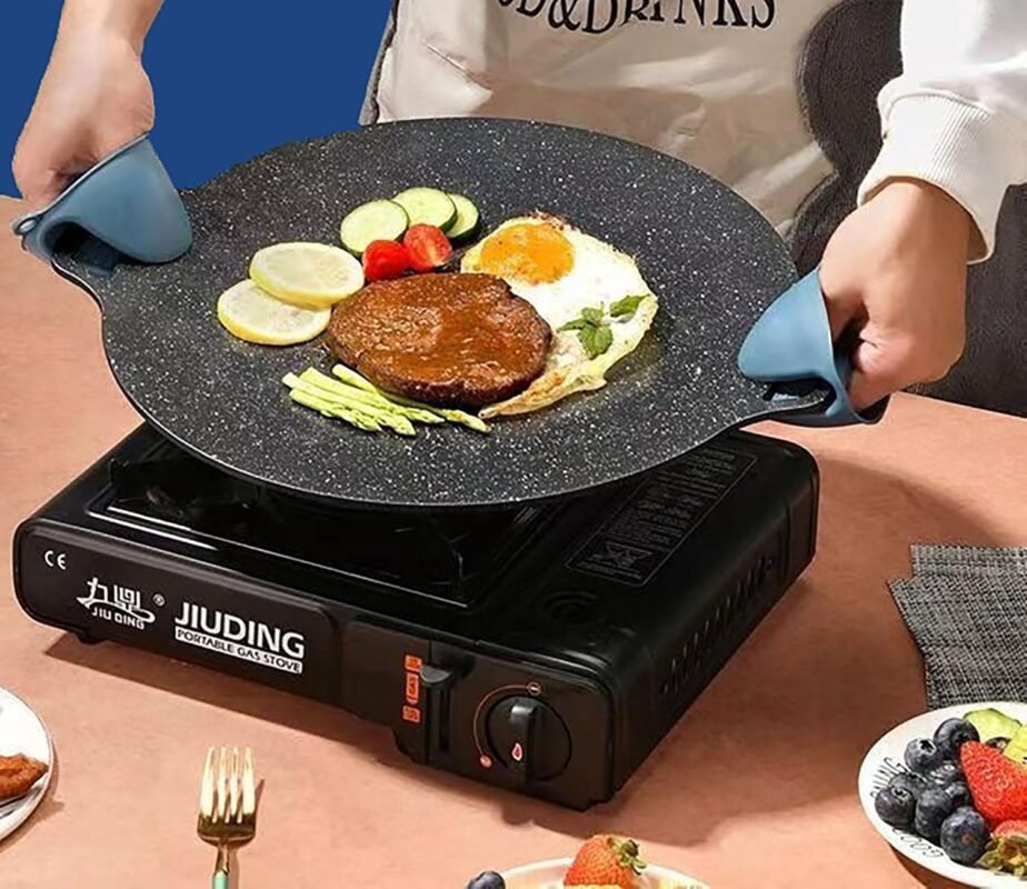 Large Frying Pan in use