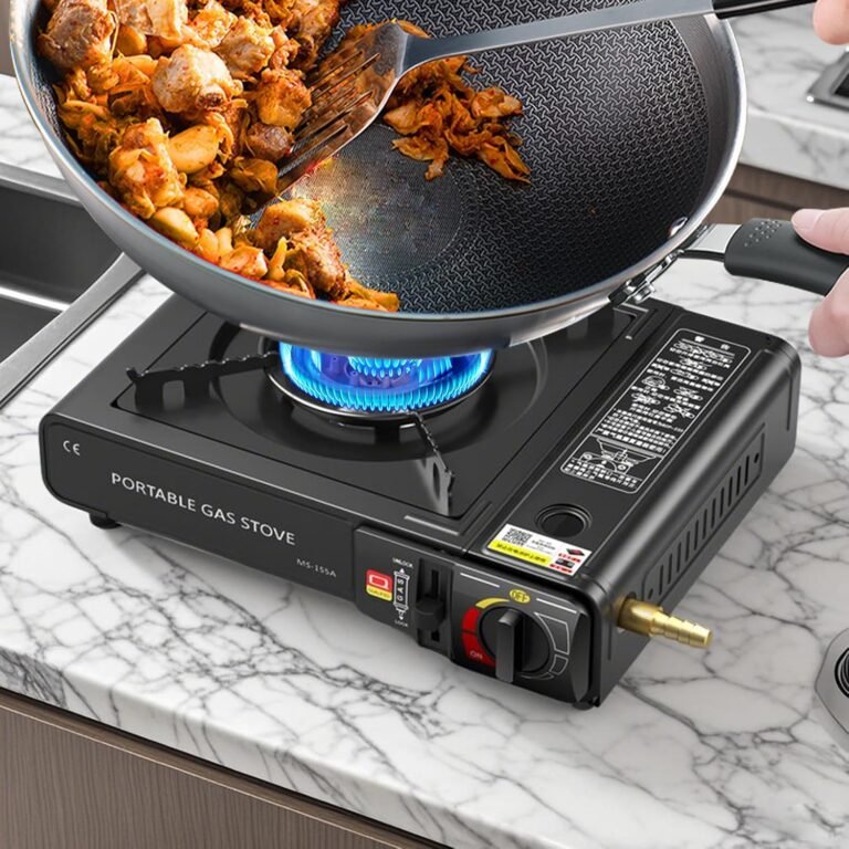Portable Camping Stove in use