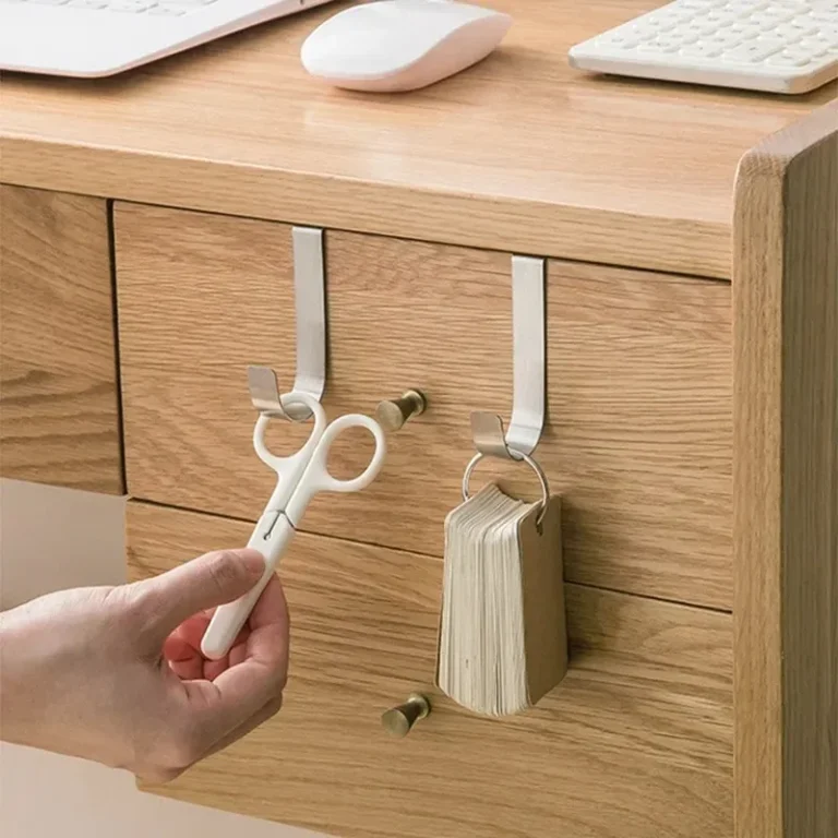 Coat Rack in White Matt Metal in use at home
