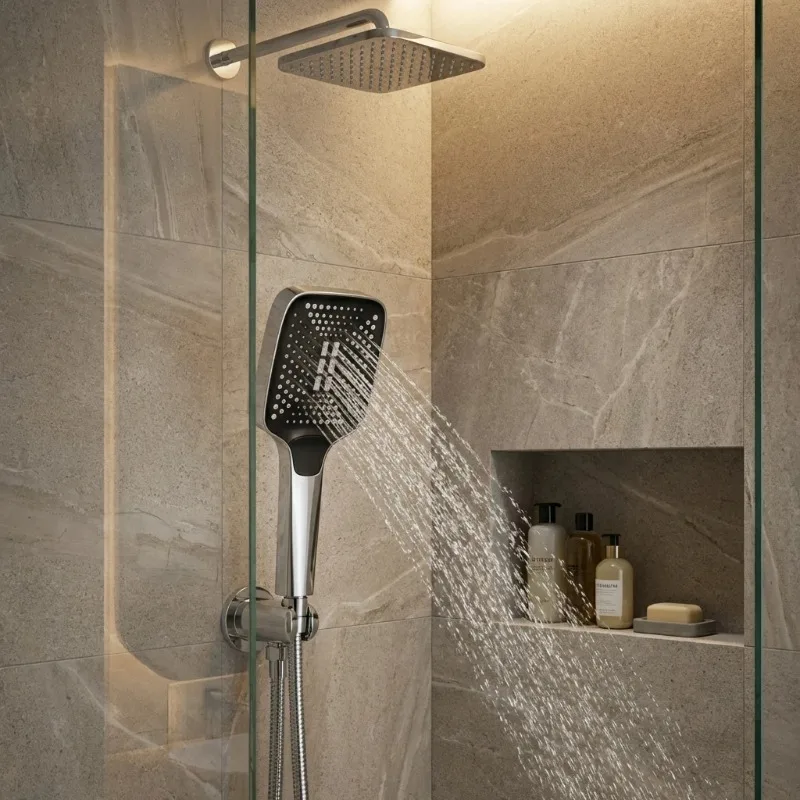 Shower Head in use at home