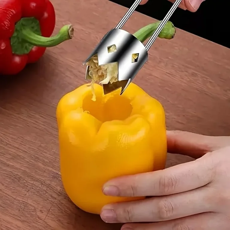Fruit Corer in use at home