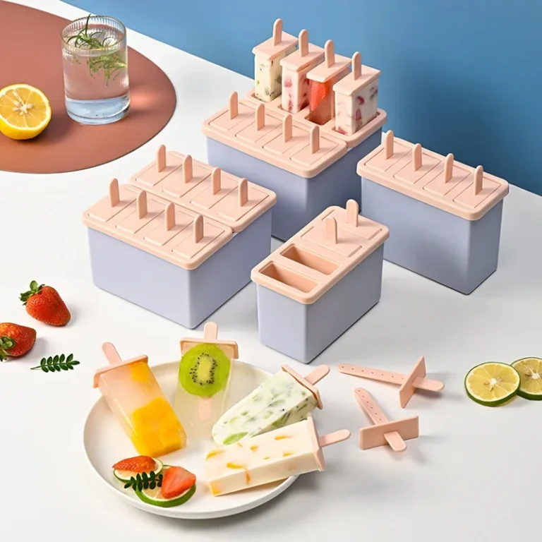 Ice Lolly Mould in use at home
