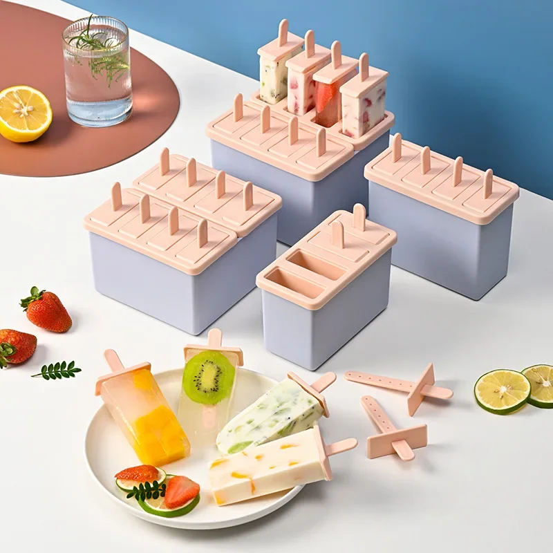 Ice Lolly Mould in use at home