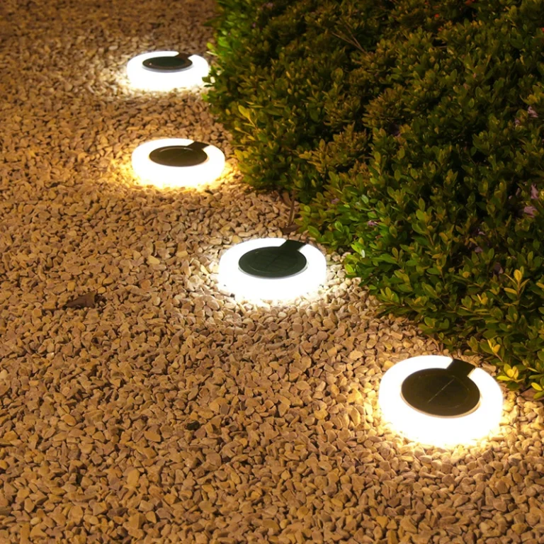 Solar Garden Lights in use at home