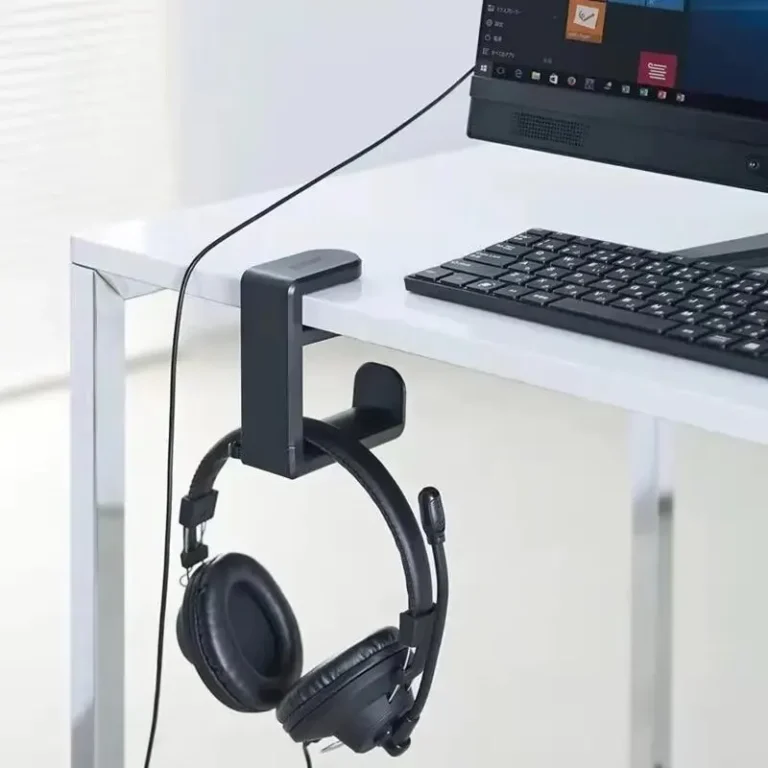 Headphone Holder in use at home