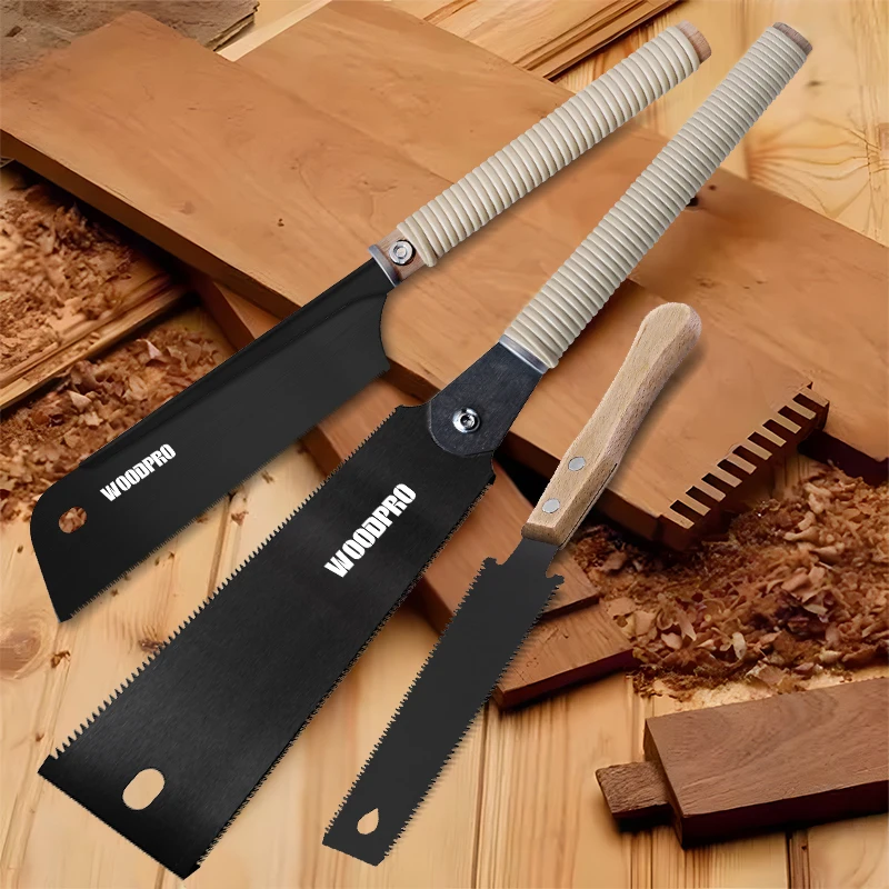 Japanese Pull Saw Set in use at home