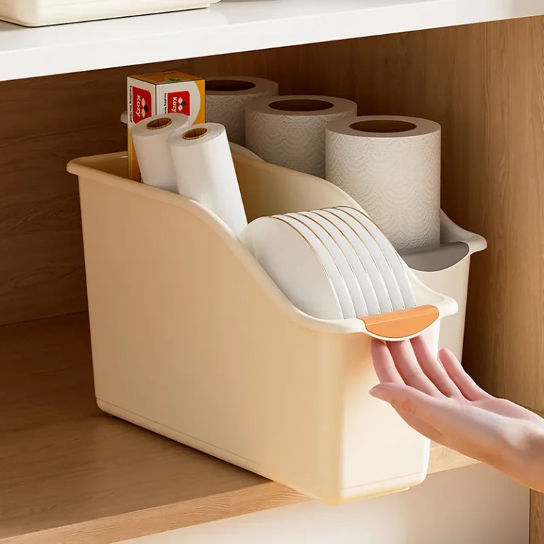 Plastic Storage Box in use at home
