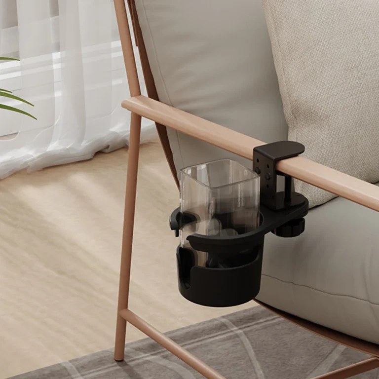 Adjustable Table Cup Holder in use at home