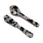 Acrylic spoon and spreader – Black & White