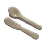 Acrylic spoon and spreader – Cream