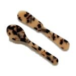 Acrylic spoon and spreader – Light Tortoiseshell