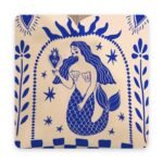 Boho Folk-Art Cushion Covers – 6 Colourful Designs – Mermaid