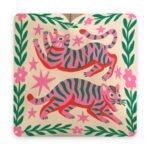 Boho Folk-Art Cushion Covers – 6 Colourful Designs – Tigers