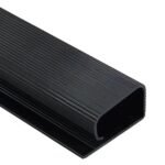 Self-Adhesive Cable Channel for Desk and TV Unit – 40 cm – Black