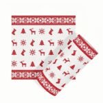 Christmas kitchen roll – red nordic pattern