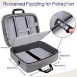 DJ Mixer Bag – Padded Audio Mixer Case with Adjustable Dividers & Shoulder Strap - Image 4