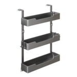 Fridge Side Storage Rack with 2 or 3 Shelves – No Drilling