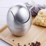 Mini bin on the kitchen worktop