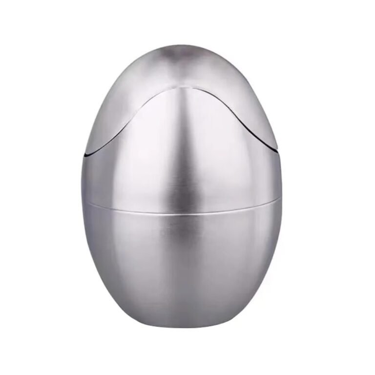 Mini Stainless Steel Countertop Bin with Swing Lid – 1.5 Litres