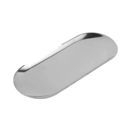 Oval Stainless Steel Tray – Silver or Gold, 3 Sizes – Silver