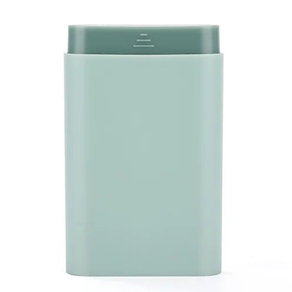 Pill box with 6 compartments – Mint Green Small pill box with 6 compartments and pull-out drawer in mint green