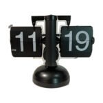 Retro flip desk clock – Black