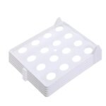 Stackable clothes organisers for wardrobe and drawers – White – 5 pcs
