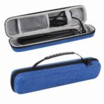Hair Straightener and Curling Iron Storage Case – Hard Case – Blue