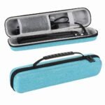 Hair Straightener and Curling Iron Storage Case – Hard Case – Lake blue